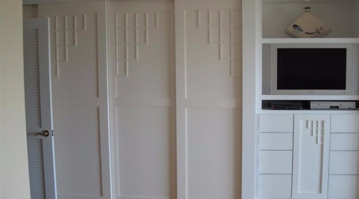 Custom closet doors